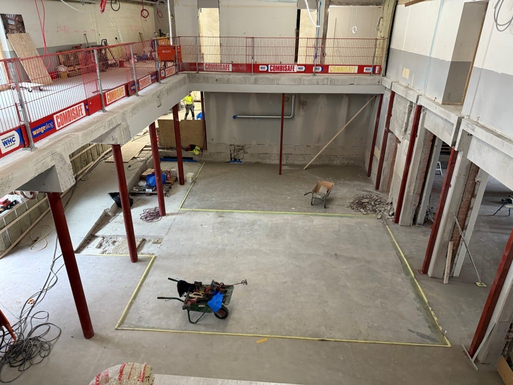 Navet under renovering